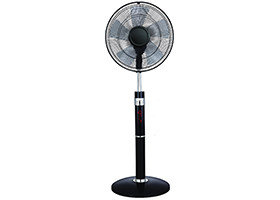 China 16 Inch Electric Figure 8 Oscillating Fan With Remote Control Indoor LED Panel supplier