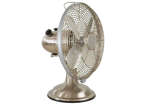 China Quiet Antique Electric Oscillating Fan With Metal Blade 60W For Household Appliance supplier