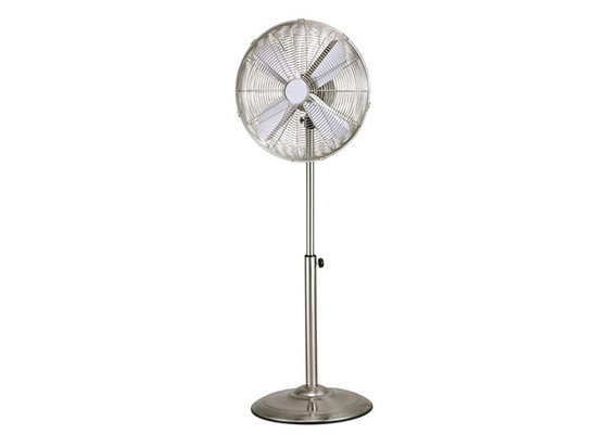 China Antique 40cm Metal Blade Oscillating Fan , Fused Plug Indoor Floor Standing Fan supplier