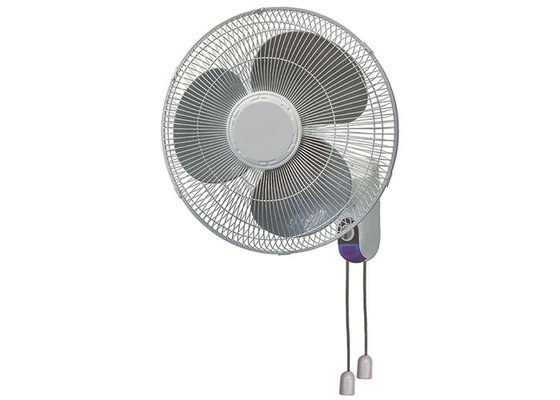 China ABS Or Metal Blade Grow Room Fans , 2 Pull Chains 55 Watt 120 Voltage Electric Wall Fan supplier