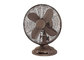 Classic Metal Desk Fan Oil - Rubbed Bronze 3 Speed Wide Oscillation supplier