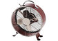 Blue Retro Metal Fan , 9 Inch Electric Air Cooling Mini Oscillating Fan supplier