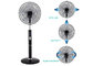 Safety Metal 16&quot; Remote Figure 8 Oscillating Pedestal Fan 60W Digital LED Timer supplier