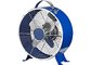 High Stability Green Retro Metal Desk Fan Two Speed 50Hz Air Flow Silver Stainless supplier