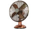 Strong Wind 30cm Metal Tabletop Fan , 45W Oil Rubbed Bronze Floor Standing Fan supplier
