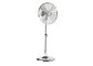 45cm Pedestal Oscillating Floor Fan Air Cooling 4 Metal Chrome Blade Height Adjustable supplier