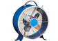 SAA 8 Inch Metallic Retro Electric Desk Fan , 2 Speed Air Cooling Ventilation Fan supplier