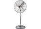 Brushed Nicked 110V Retro Floor Fan Three Speed Control Knob / Pedestal Cooling Fan supplier