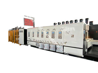 China printing slotting die cutting machine corrugated carton box making plant supplier