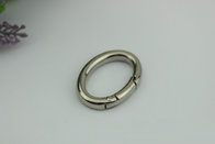 Fashion Strong Zinc Alloy Purse Making Hardware Spring Opening O Rings 29MM For Strap