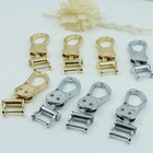 Factory supply custom high end gold & nickel color metal car key chain buckles 78 *24.9 mm