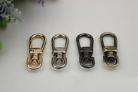 Multi-color provide zinc alloy handbag 8 mm d shape nickel color strap snap hook