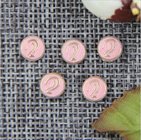 2018 Spring new pink color zinc alloy hardware 7 mm ear pattern bang nail rivets for clothing luggage