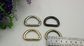 All kinds of size wire iron d ring,small metal d ring buckle for bag supplier