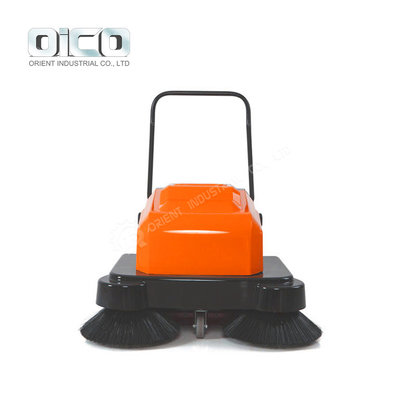 China commercial floor sweeper electrical power sweeping machine walk behind floor cleaning machine supplier