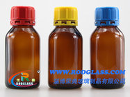 amber glass bottle fro reagent 125ml ,narrow mouth for liquids