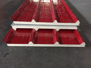 Polyurethane(PU) Steel Construction Material Sandwich Panel Exterior Wall PPGI Steel PU Sandwich Panel