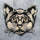 custom baby clothing animal cartoon lion design embroidery iron on patch