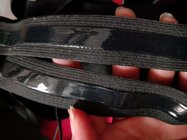 SPORTSWEAR CUSTOMIZED SILICONE ELASTIC TAPE GRIPPER silicone gripper elastic tape with embossed logo