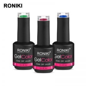 China RONIKI Supply Private Label OEM Metallic Color Uv Gel Nail Polish UV Gel Polish china Wholesaler supplier