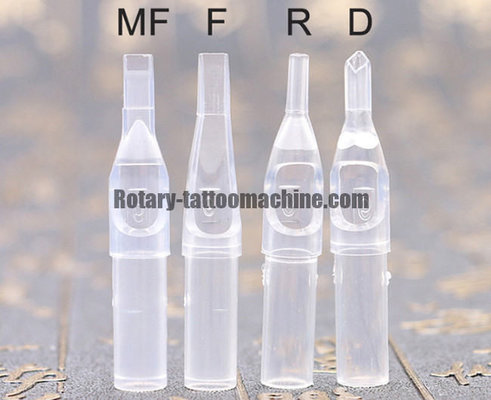 China Clear Disposable Tattoo Gun Tips Pre Sterilized  Open Tips Safe Material supplier