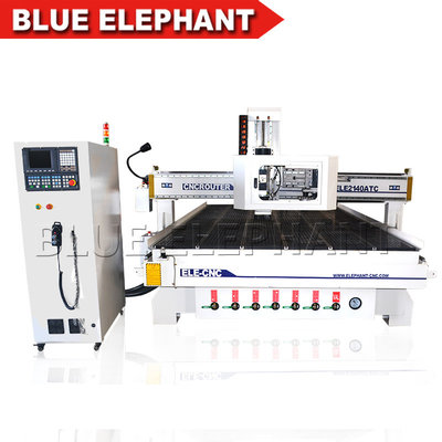 Automatic wooden furniture making machine , ATC cnc router machine 2140 big size for wood work