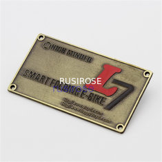 China Personalized metal nameplate custom, painted metal badge custom, custom furniture OEM supplier