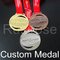 Custom gold silver run medal,personalized Antique bronze honor runner sport medal,City Game Competition club award medal supplier