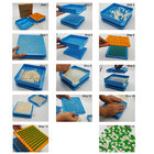 100 Holes Manual Capsule Filler board Size 0,Filling Machine  for Empty Capsule Easy Clean and Quick Dismantling