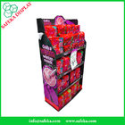 Advertising Portable printed corrugated merchandise shelf pop&pos display for toys with hooks