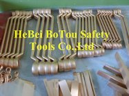 Non Sparking Safety Tool Valve Wheel Hook Spanner Wrench Copper Beryllium 55*450