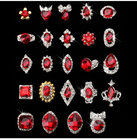 Hot NEW Wholesale Alloy Jewelry 3D Nail Art Jewelry Nail rhinestones Sticker Supplier Number ML3030-3053