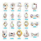 Hot NEW Wholesale Alloy Jewelry 3D Nail Art Jewelry Nail rhinestones Sticker Supplier Number ML3074-3093