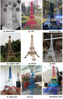 Handmade Large Metal Sculpture Ornaments of The Eiffel Tower for Home Decoration or Garden Decor Indoors and Outdoors