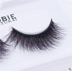Custom private label i beauty human hair false strip eyelash with packaging