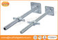 Adjustable galvanized painted scaffold base jack screw jack 600mm 780mmL for ring lock system