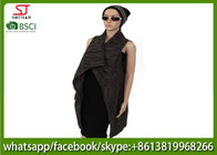 80*90cm 100%Acrylic Stripe Knitting Poncho Hot sale keep warm fashion factory waistcoat