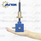 Reliable JTC2.5 2.5kn small adjustable miniature gear screw jack with hand wheel for equipment lifting
