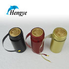 pvc heat shrink cap seal for wine bottle, pvc shrink capsules PVC wine caps for red wine bottle in red color