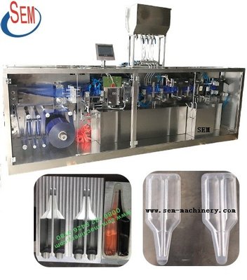 plastic ampoule sauce packing machine,mplastic vial cosmetic sample filling machine,Automatic forming dosing filling sea