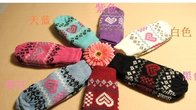 2017 Yiwu Wholesale Stock Keep Warm High Quality Hands Fashion Accessories  kids Flower Pattern Gloves