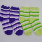 Halloween Wholesale Stock Cheap Warm Striped Colorful Custom Women's Fashion Ankle Socks