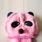 Cartoon animal fox knitted  plush fleece warm children fox hat gloves scarf sets for kids babies