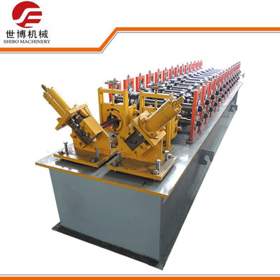 Galvanized Steel C Channel Roll Forming Machine With Double Roll Former System 