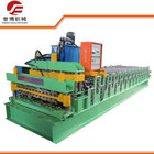 Double Layer PPGI And GI Panel Cold Roof Sheet Roll Forming Machine Line 1050-1035
