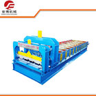 840mm Color Steel Glazed Tile Roll Forming Machine With Hydraulic Cutter