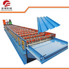 CE Trapezoidal Sheet Roll Forming Machine Making 699mm Width IBR Roofing Panel