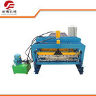 1000 Model Step Roofing Tiles Roll Forming Machine Fully Automatic Blue Color