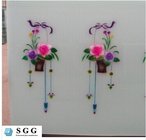 Excellence quality TEMPERED LAINATED SILK SCREEN PAINTED GLASS