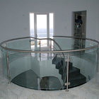 China high quality 10mm deck tempered glass railings suppliers